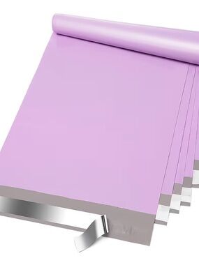 50 Count Lilac Mailing Poly Mailer Envelope - Peel & Seal 10x13